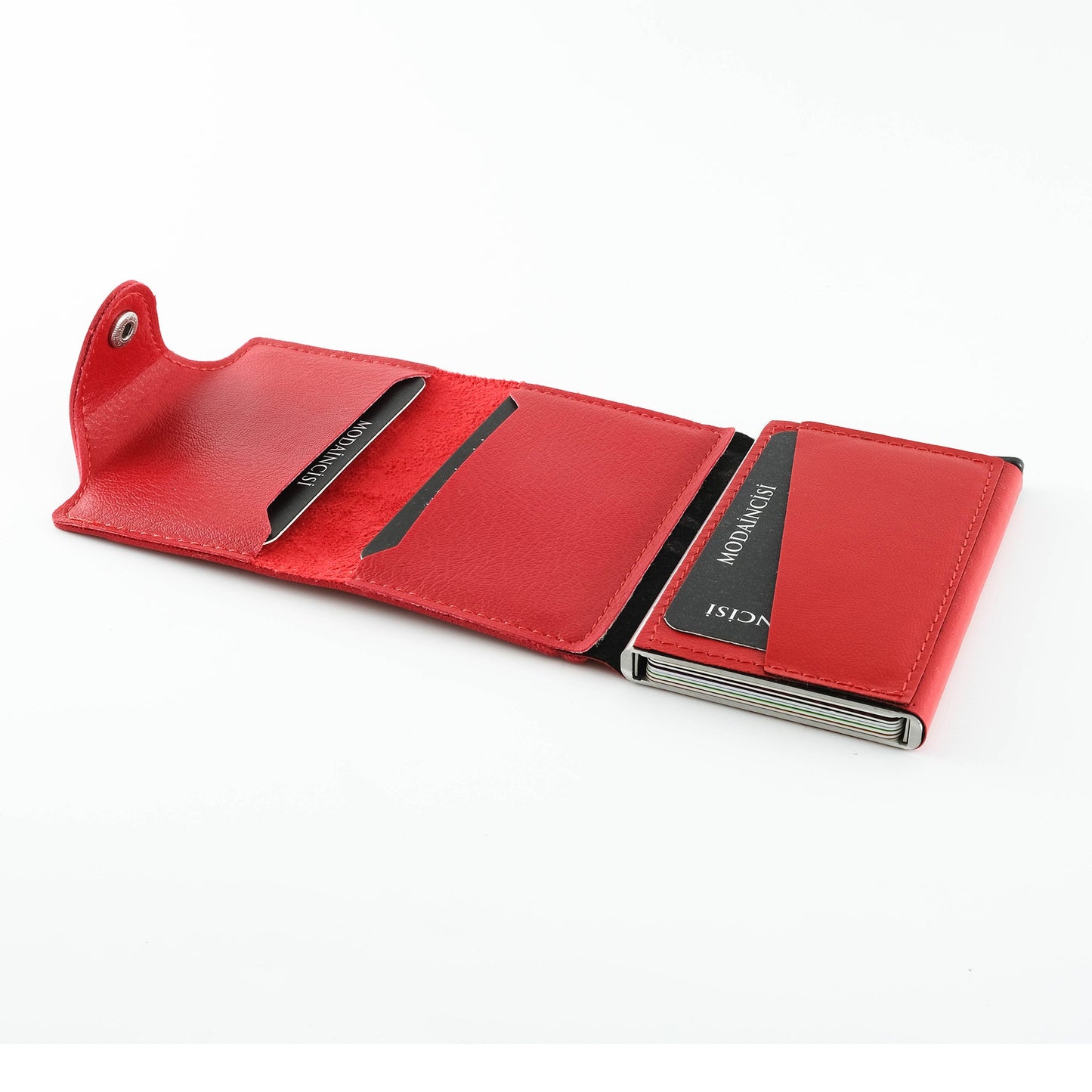 Konk - Synthetic Leather RFID Protection Pop-op Cardholder