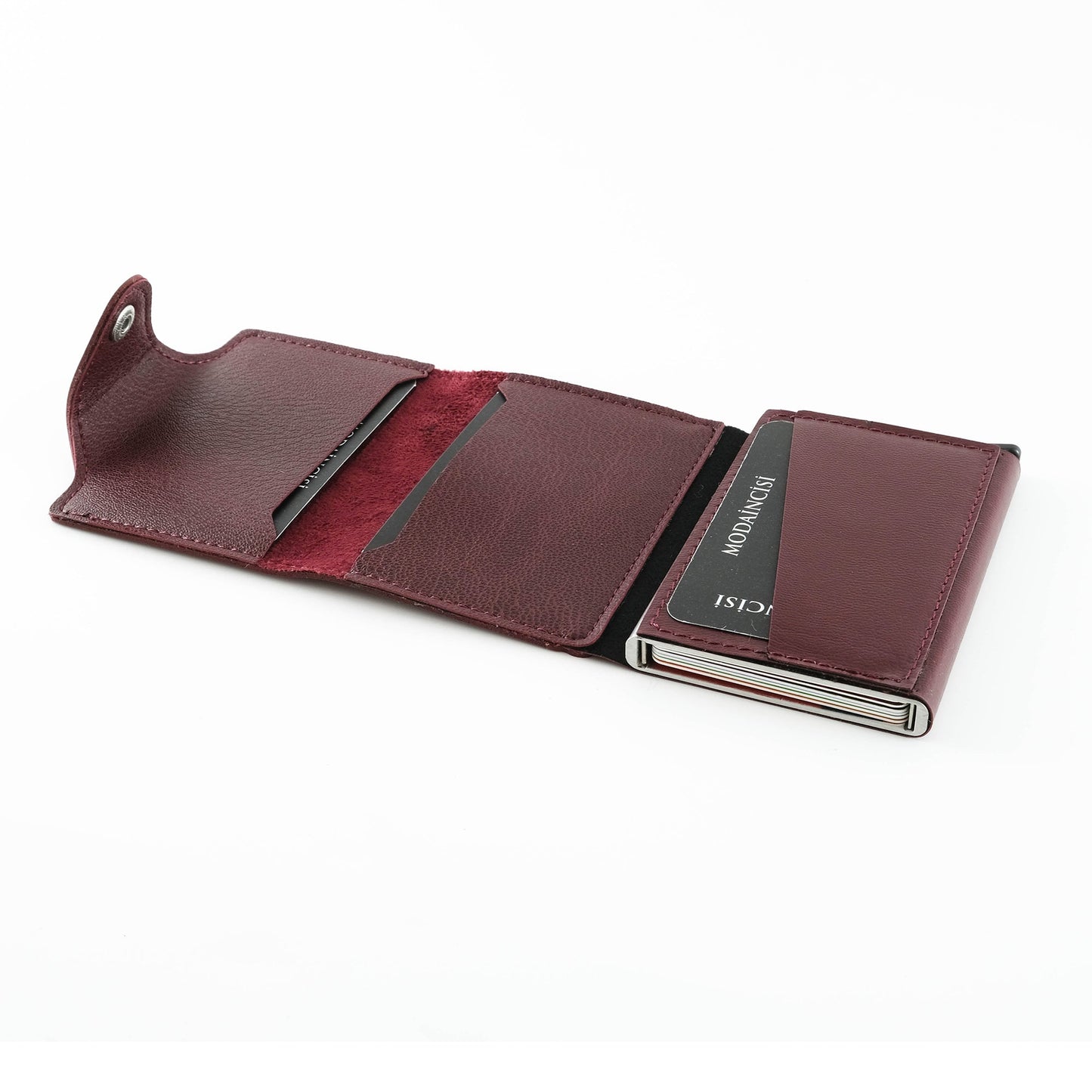 Konk - Synthetic Leather RFID Protection Pop-op Cardholder