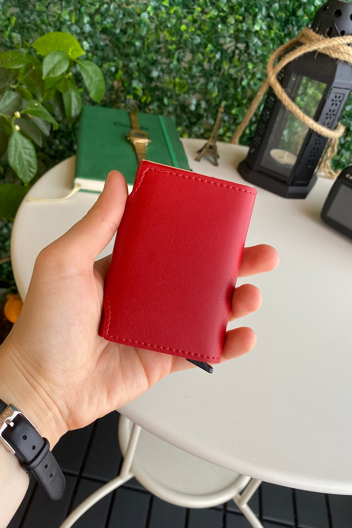 Konk - Synthetic Leather RFID Protection Pop-op Cardholder