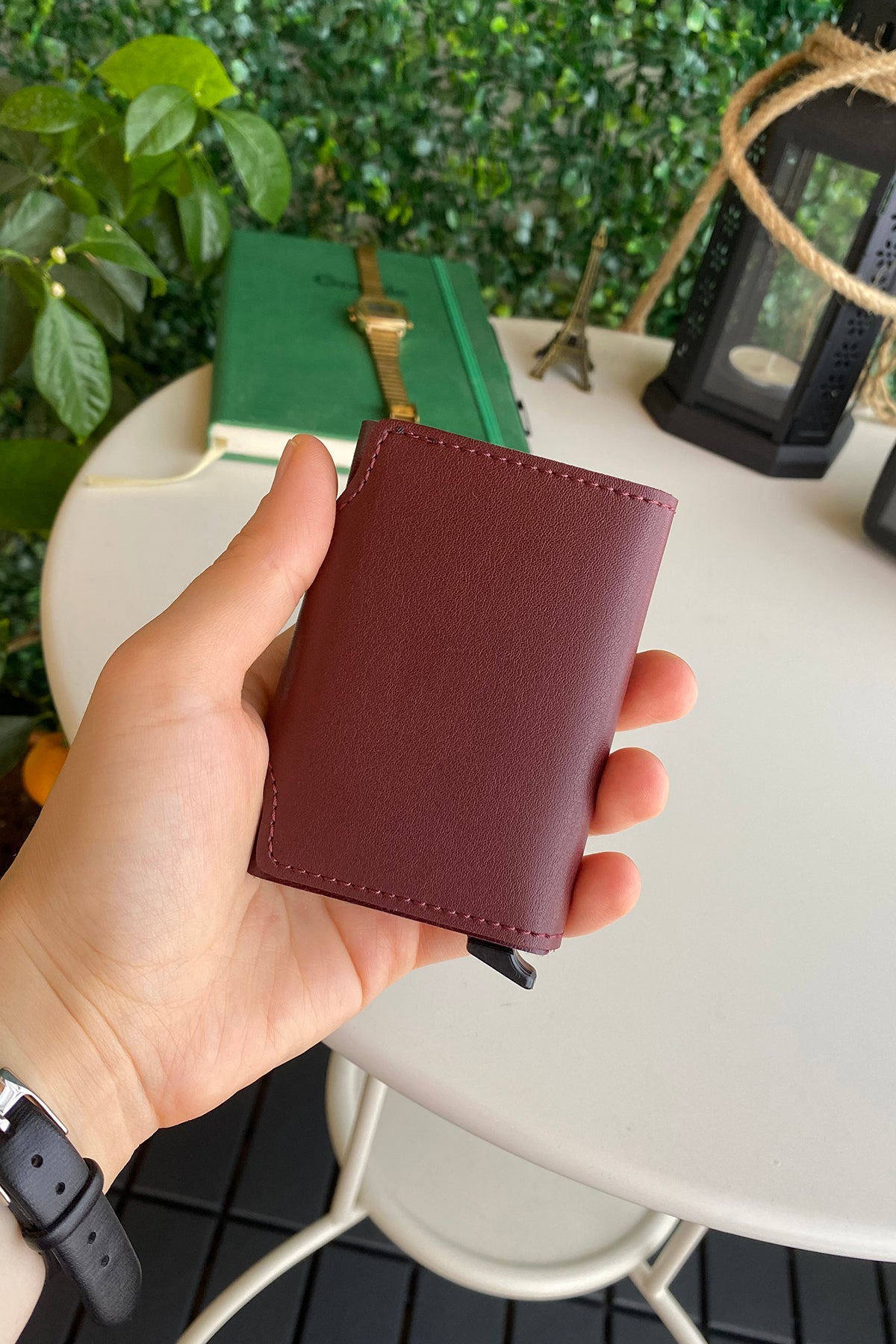 Konk - Synthetic Leather RFID Protection Pop-op Cardholder