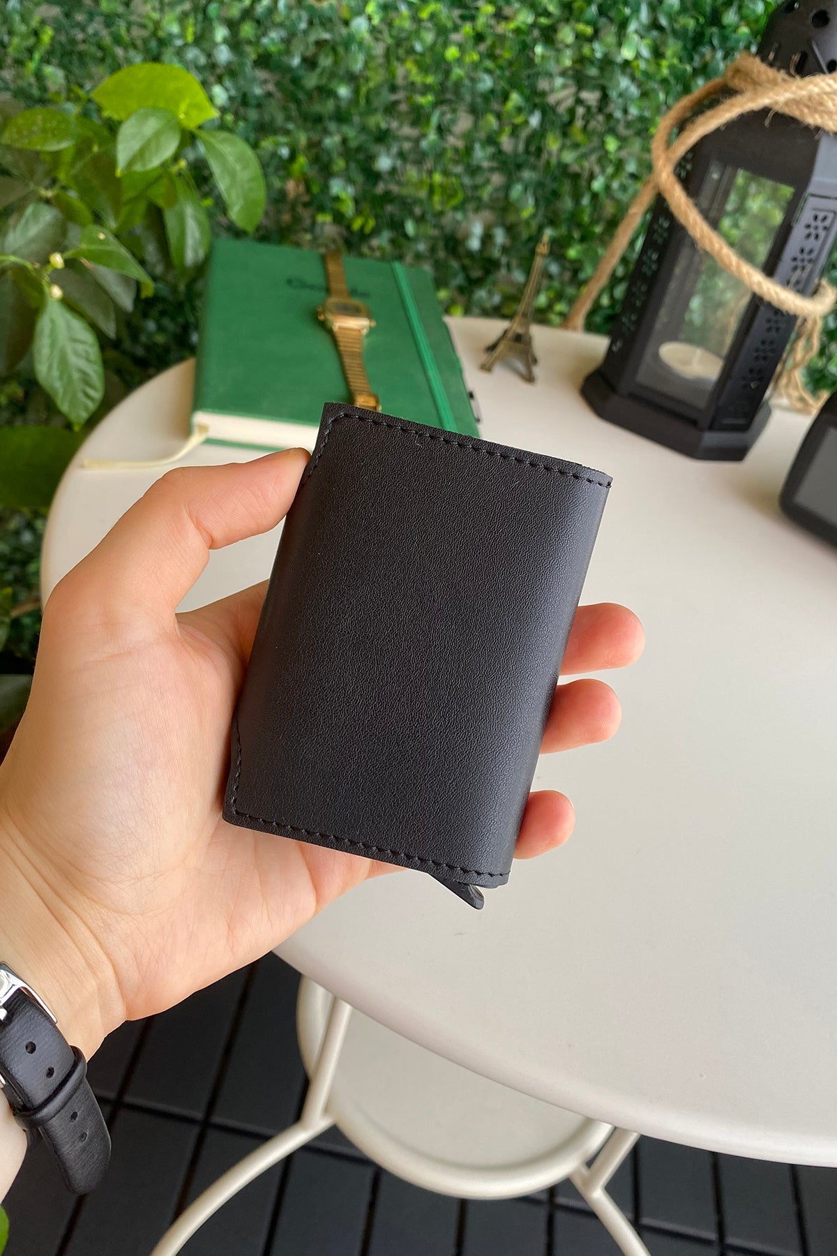 Konk - Synthetic Leather RFID Protection Pop-op Cardholder