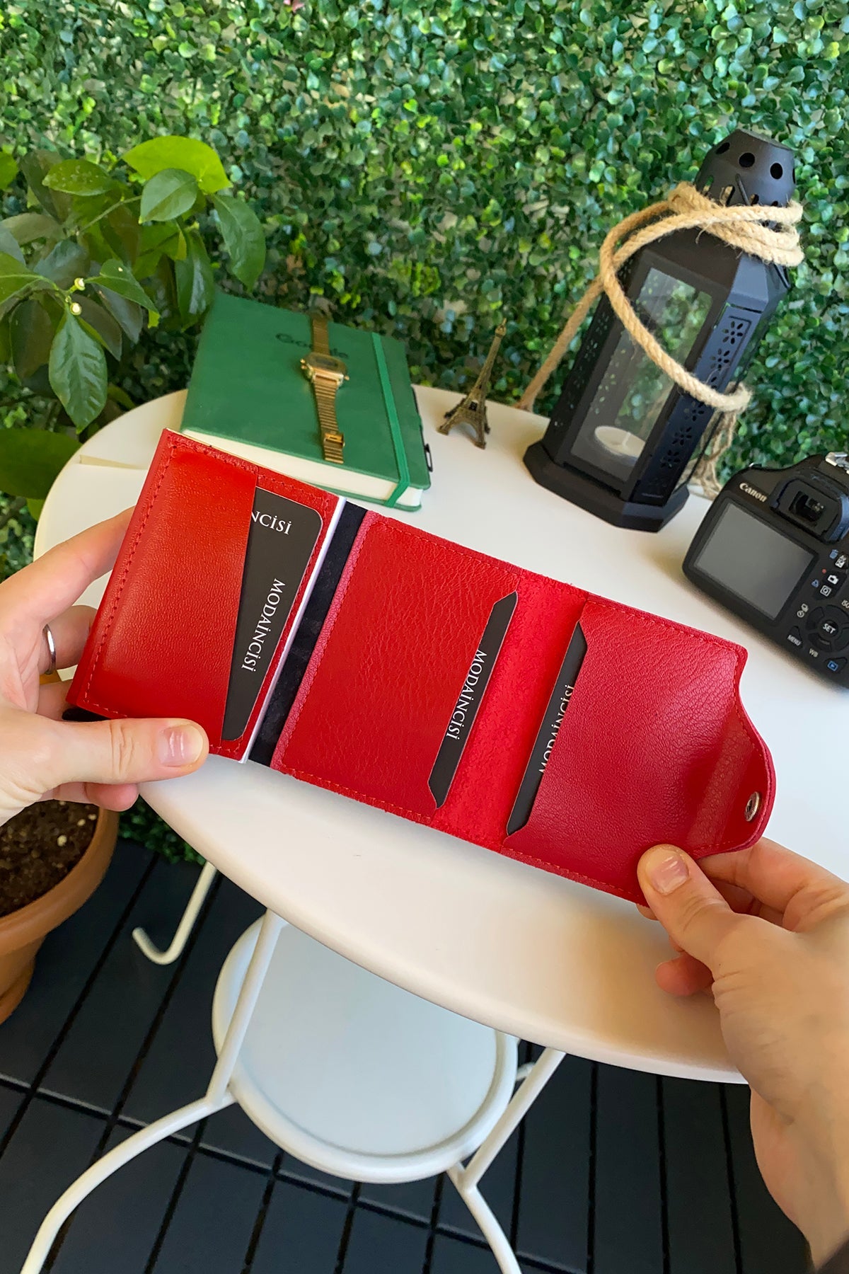 Konk - Synthetic Leather RFID Protection Pop-op Cardholder