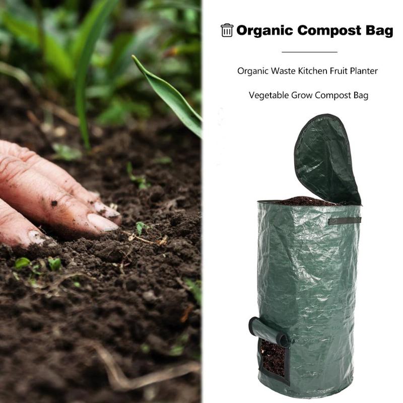 Organic Waste Kitchen Fruit Compost Bag PE Cloth