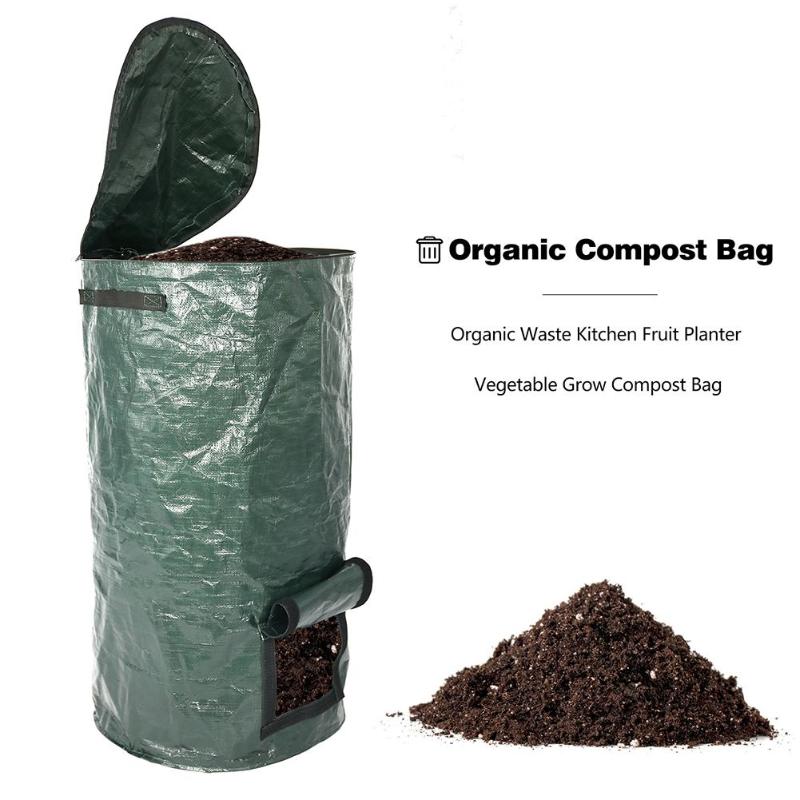 Organic Waste Kitchen Fruit Compost Bag PE Cloth