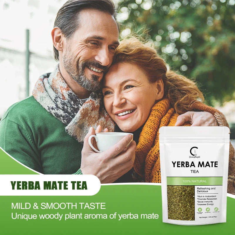 Yerba Mate Tea-Bags Organic Supports Cardiovascular & Digestive Systems, Rich In Antioxidants and Plant Nutrients