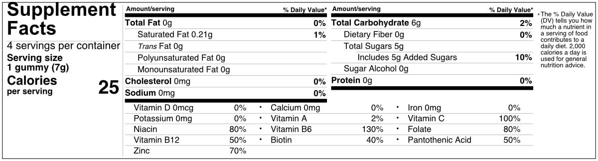 Immunity Shots Elderberry and Goji Berry Multivitamin (12-Pack)